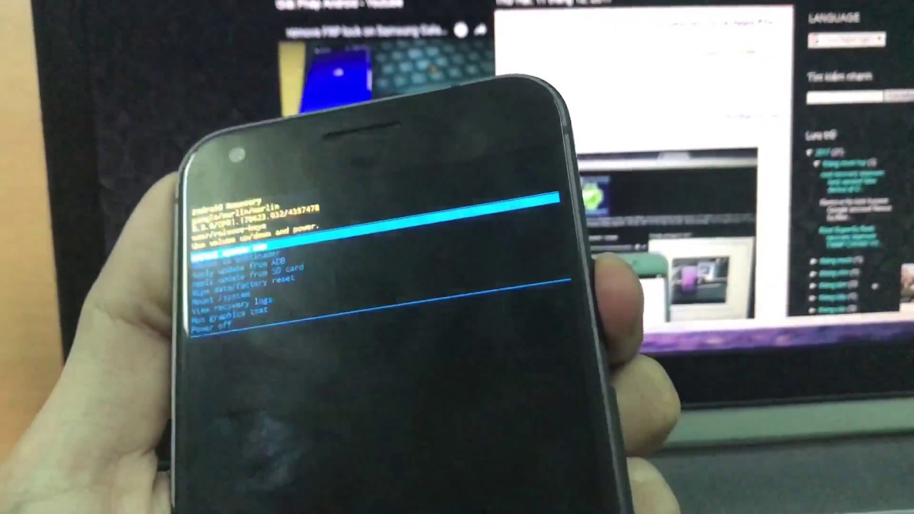 Pixel Phone by Google Factory Data Reset (Powered Off)