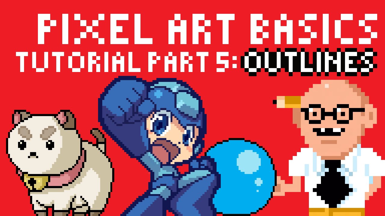 Pixel Art Basic Pixel Doll Tutorial kawaiihannah.com