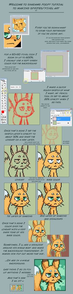 Tutorial Pixel Sprite by ProdigyBombay on DeviantArt