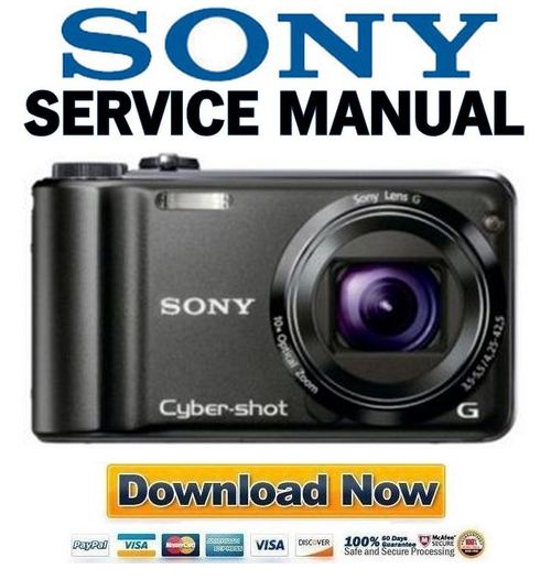 Sony Cyber-shot DSC-W350 Camera User Manual Instruction